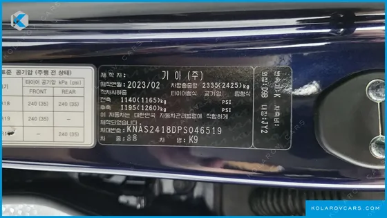 KIA K9 3.8 GDI AWD