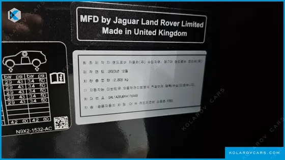 LAND ROVER RANGE ROVER SPORT P360 AUTOBIOGRAPHY