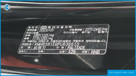 HYUNDAI PALISADE GASOLINE 3.8 2WD
