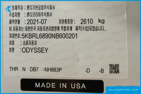 HONDA ODYSSEY 3.5
