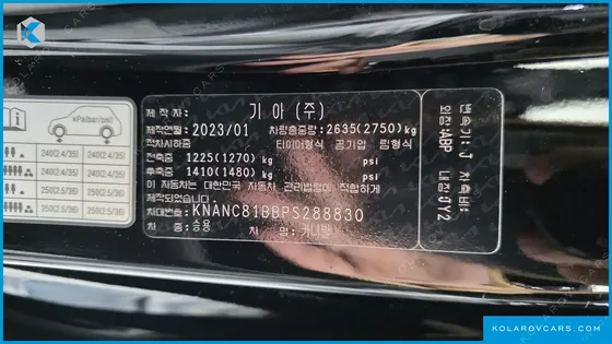 KIA CARNIVAL 9-SEATER NOBLESSE