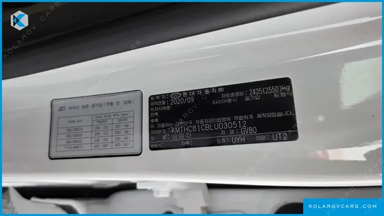 GENESIS GV80 3.5T GASOLINE 2WD