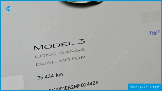 TESLA MODEL 3 LONG RANGE AWD
