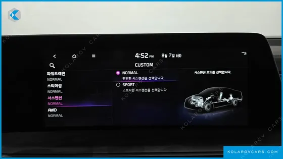 KIA K8 3.5 GASOLINE 4WD