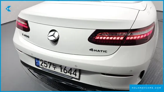 MERCEDES E-CLASS E450 4MATIC CABRIOLET