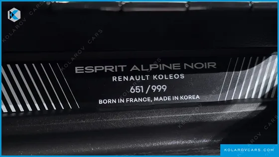 RENAULT KOREA GRAND KOLEOS 1.5 E-TECH ESPRIT ALPHINE NOIR 2WD