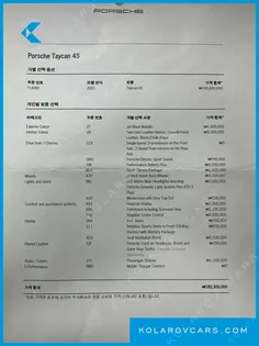 PORSCHE TAYCAN 4S