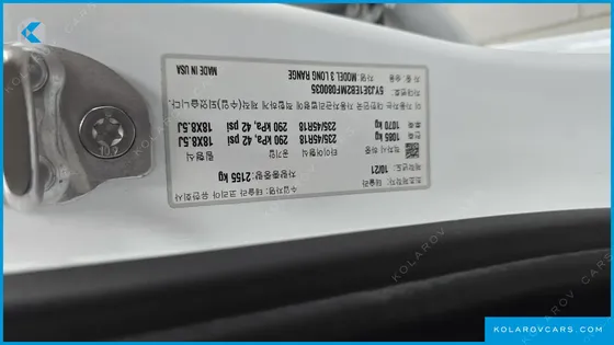 TESLA MODEL 3 LONG RANGE AWD