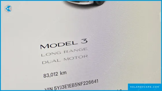 TESLA MODEL 3 LONG RANGE AWD