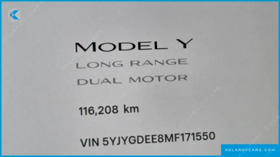 TESLA MODEL Y LONG RANGE AWD
