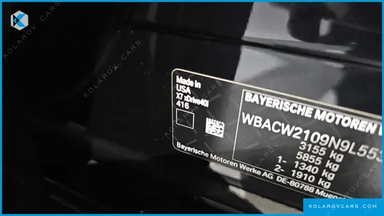 BMW X7 XDRIVE 40I M SPORT 6STR