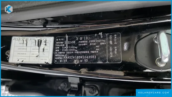KIA K9 3.8 GDI AWD