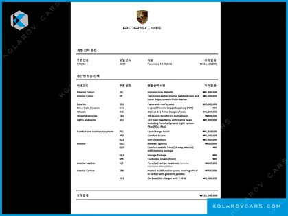 PORSCHE PANAMERA 2.9 AWD E-HYBRID