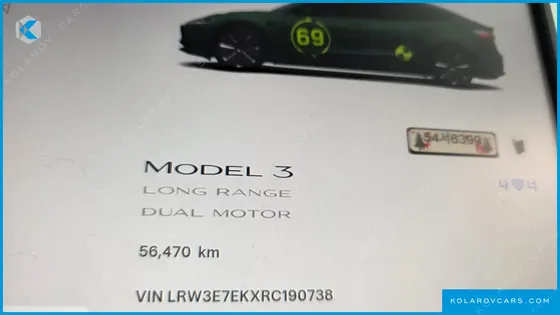 TESLA MODEL 3 LONG RANGE AWD