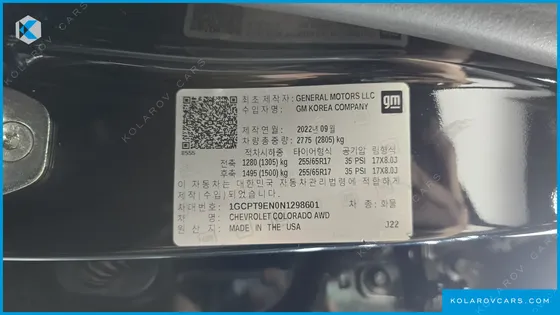 CHEVROLET (GM DAEWOO) COLORADO 3.6 Z71-X MIDNIGHT 4WD