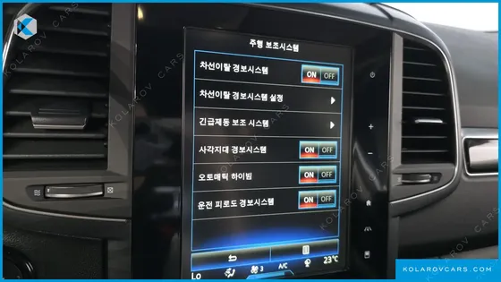 RENAULT KOREA QM6 (KOLEOS) GASOLINE 2WD RE SIGNATURE