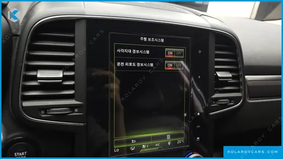 RENAULT KOREA QM6 (KOLEOS) GASOLINE 2WD RE