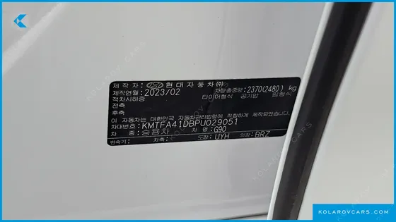 GENESIS G90 GASOLINE 3.5 TURBO 2WD