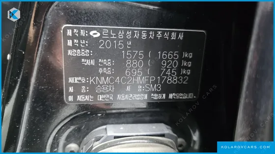 RENAULT KOREA SM3 SE