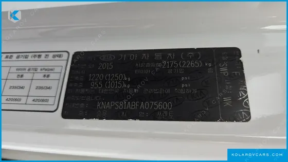 KIA SORENTO DIESEL 2.0 2WD