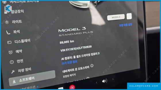 TESLA MODEL 3 STANDARD RANGE PLUE RWD