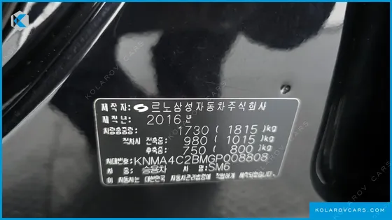 RENAULT KOREA SM6 2.0 GDE SE