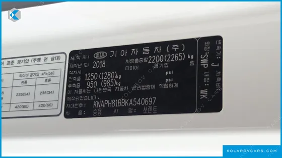 KIA SORENTO DIESEL 2.2 2WD