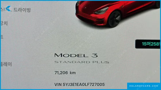 TESLA MODEL 3 STANDARD RANGE PLUE RWD