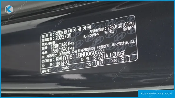 HYUNDAI STARIA LOUNGE 9-SEATER