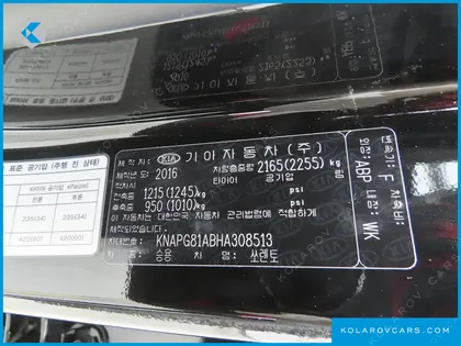 KIA SORENTO DIESEL 2.0 2WD