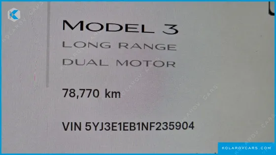 TESLA MODEL 3 LONG RANGE AWD