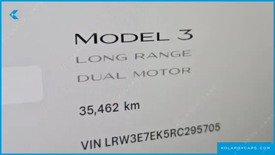 TESLA MODEL 3 LONG RANGE AWD