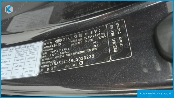KIA K9 3.8 GDI