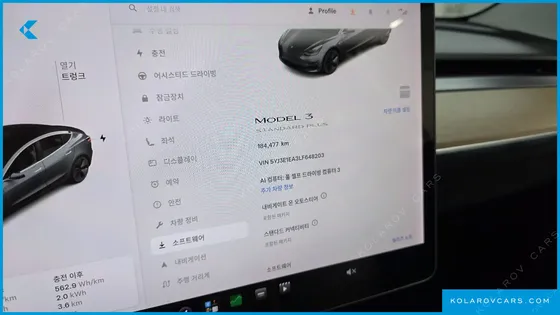 TESLA MODEL 3 STANDARD RANGE PLUE RWD