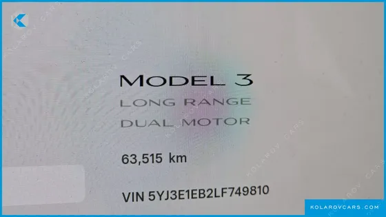 TESLA MODEL 3 LONG RANGE AWD