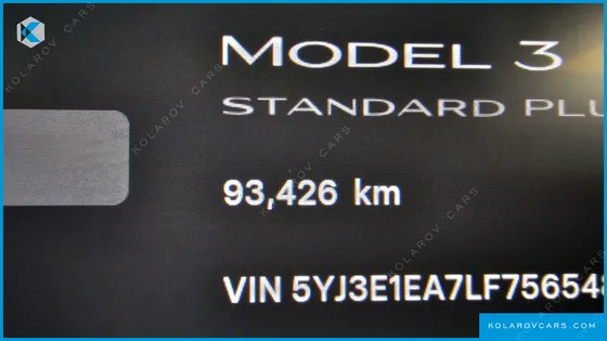 TESLA MODEL 3 STANDARD RANGE PLUE RWD