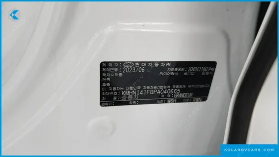 HYUNDAI GRANDEUR 3.5 LPG 2WD