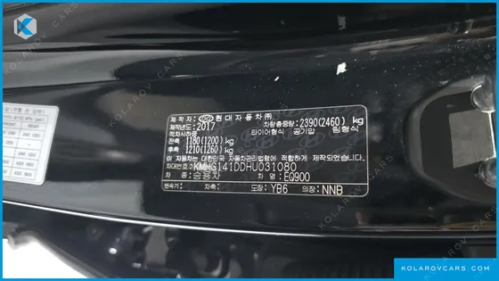 GENESIS EQ900 3.8 GDI AWD