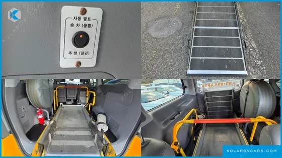 HYUNDAI STAREX WHEELCHAIR LIFT/SLOPE