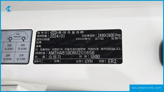 GENESIS GV80 2.5T GASOLINE AWD