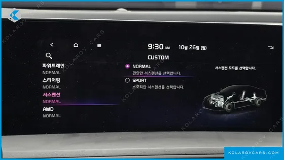 KIA K8 3.5 GASOLINE 4WD